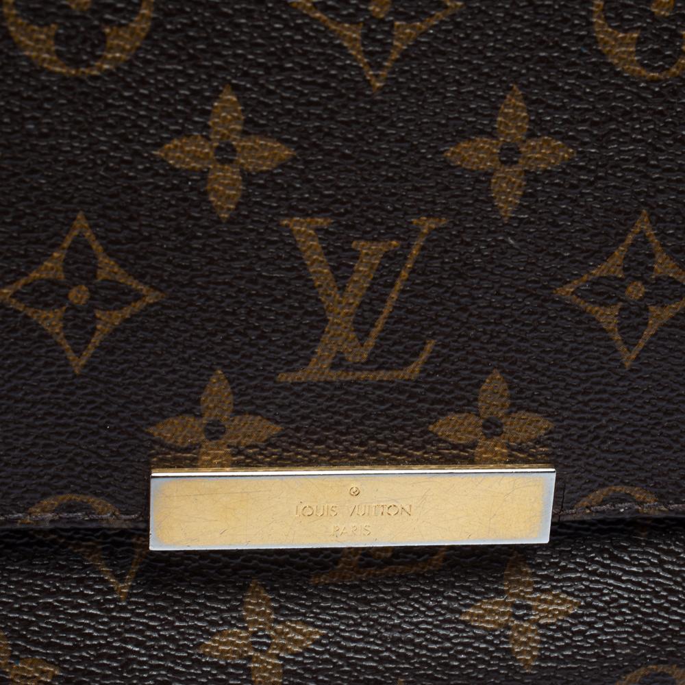 Louis Vuitton Monogram Canvas Favorite MM Bag In Fair Condition In Dubai, Al Qouz 2