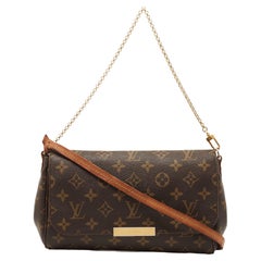 Louis Vuitton Favorite MM-Tasche aus Segeltuch mit Monogramm