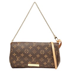 Louis Vuitton Favorite MM-Tasche aus Segeltuch mit Monogramm