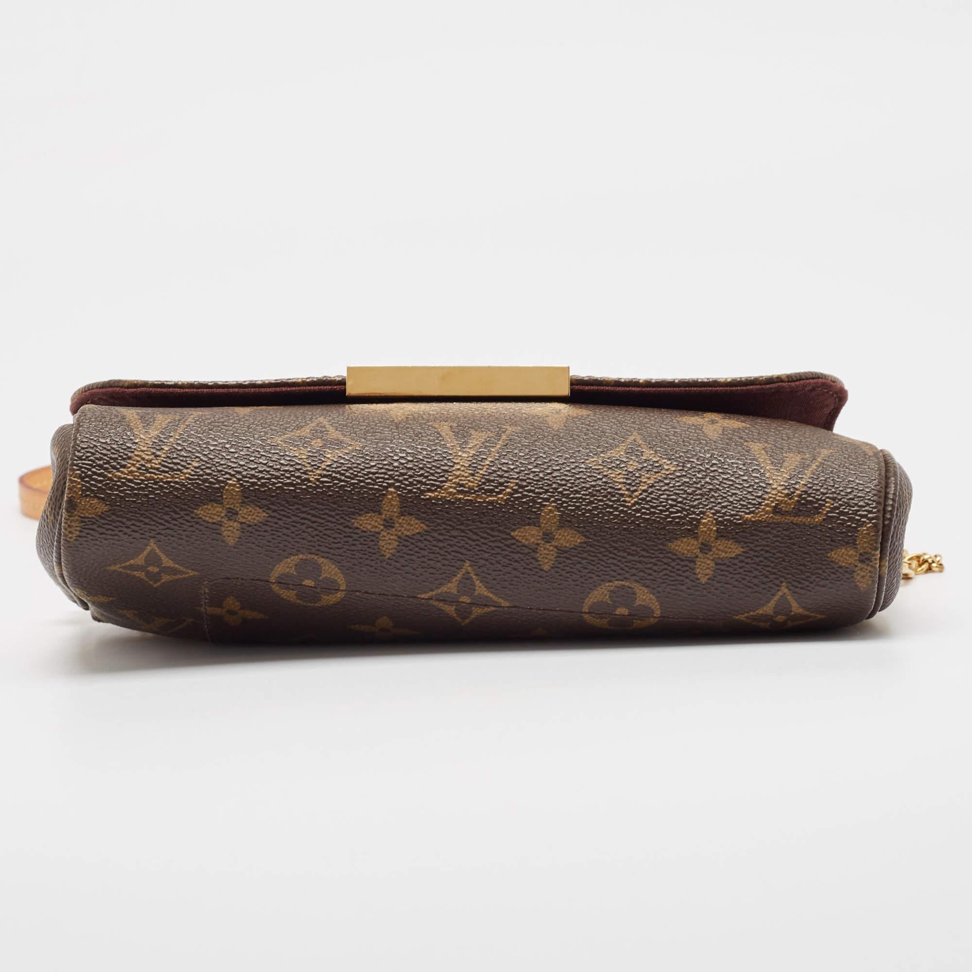 Louis Vuitton Monogram Canvas Favorite PM Bag For Sale 2
