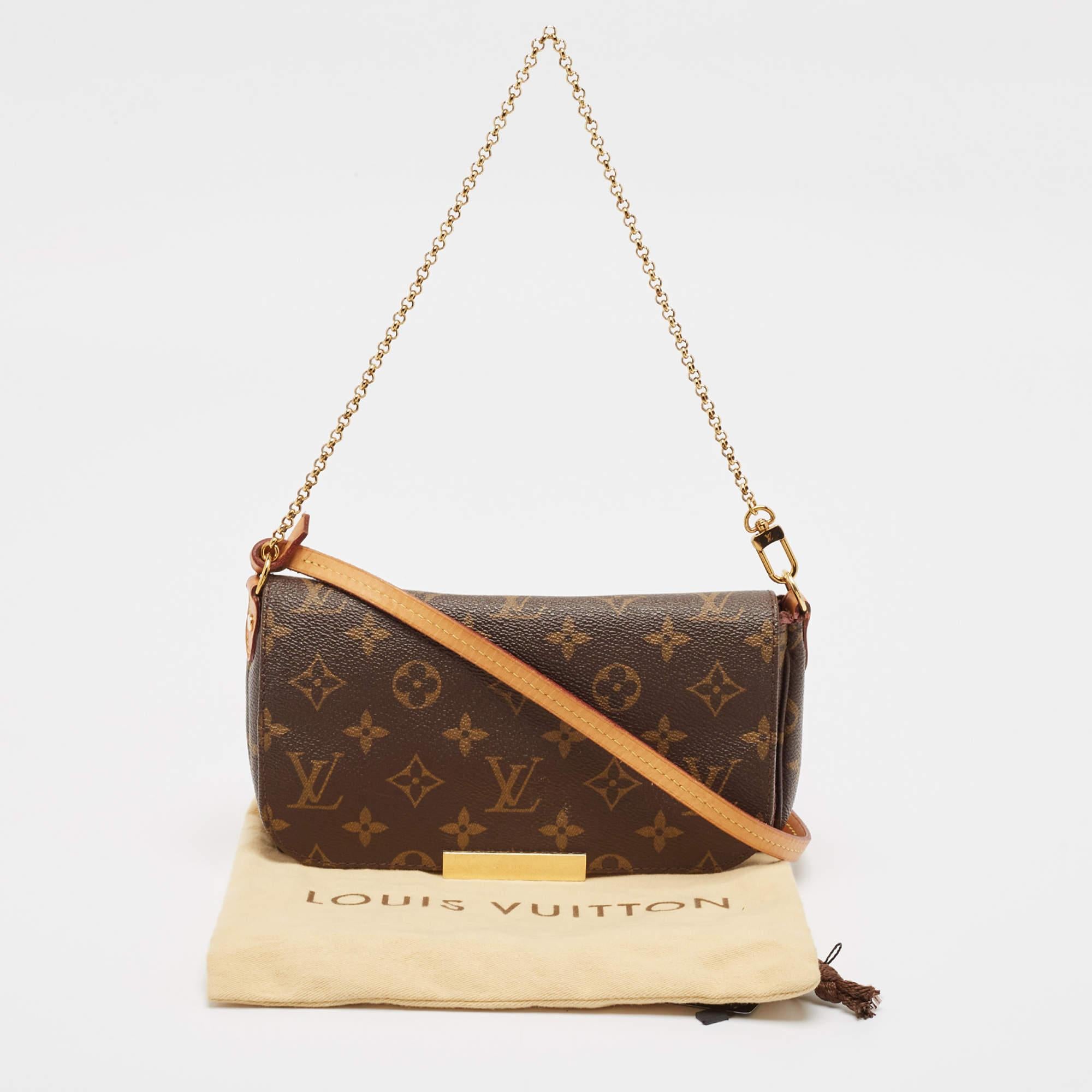 Louis Vuitton Monogram Canvas Favorite PM Bag For Sale 4