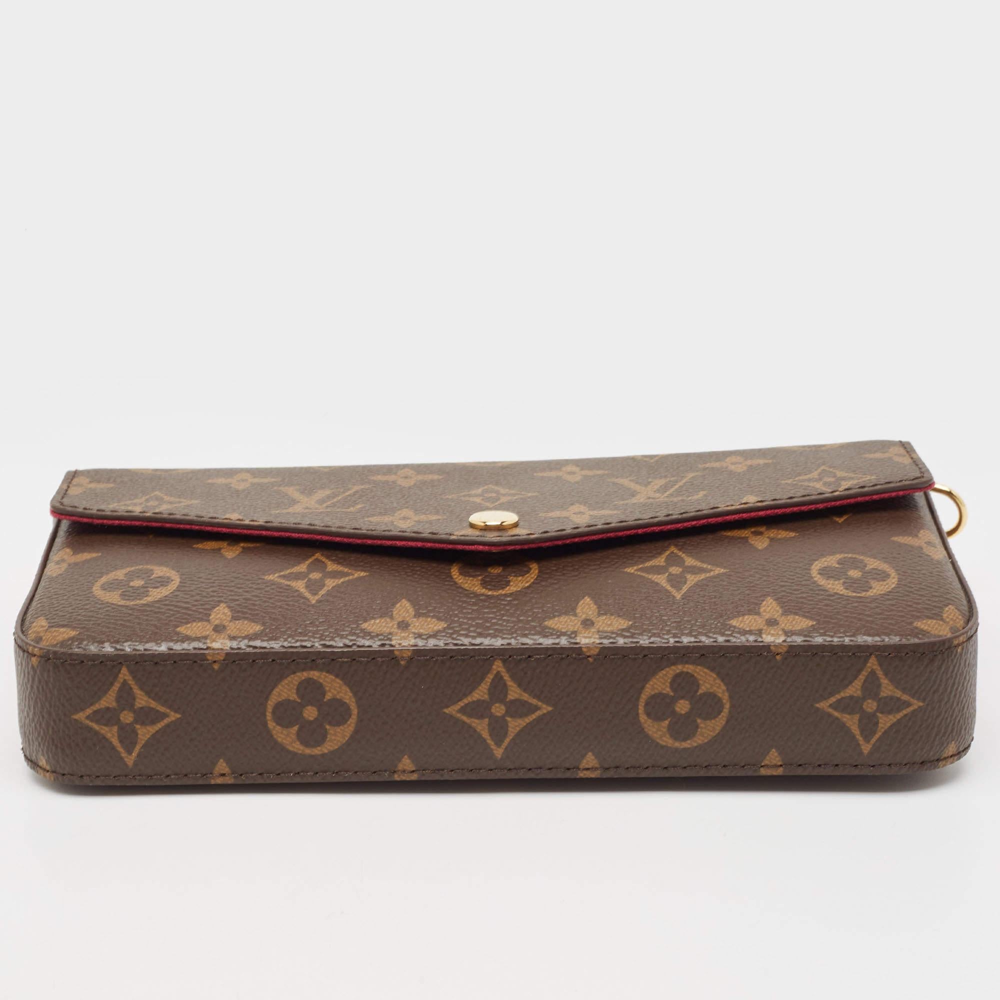 Louis Vuitton Monogram Canvas Felicie Pochette Bag 8