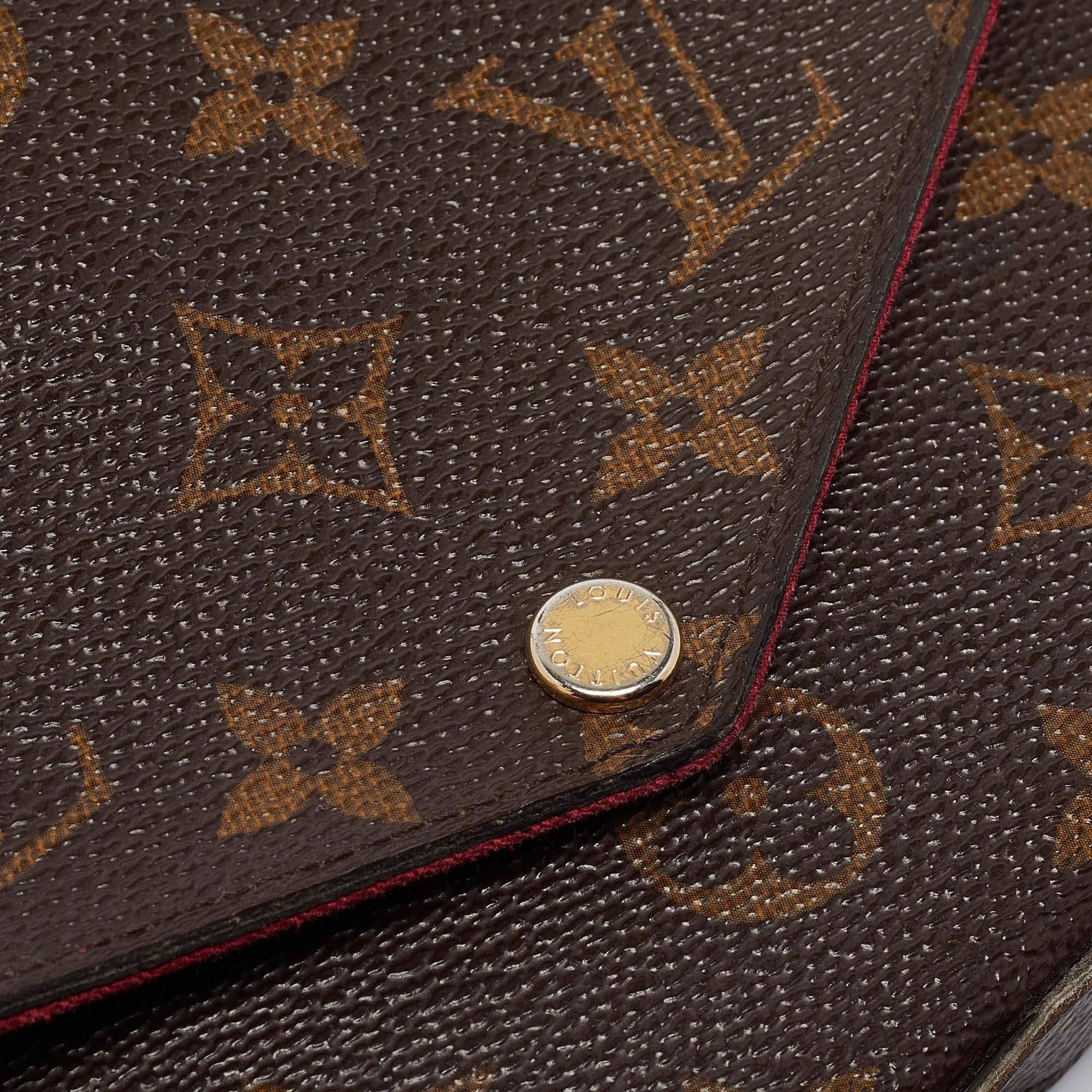 Borsa Louis Vuitton Monogram Canvas Felicie Pochette in vendita 1