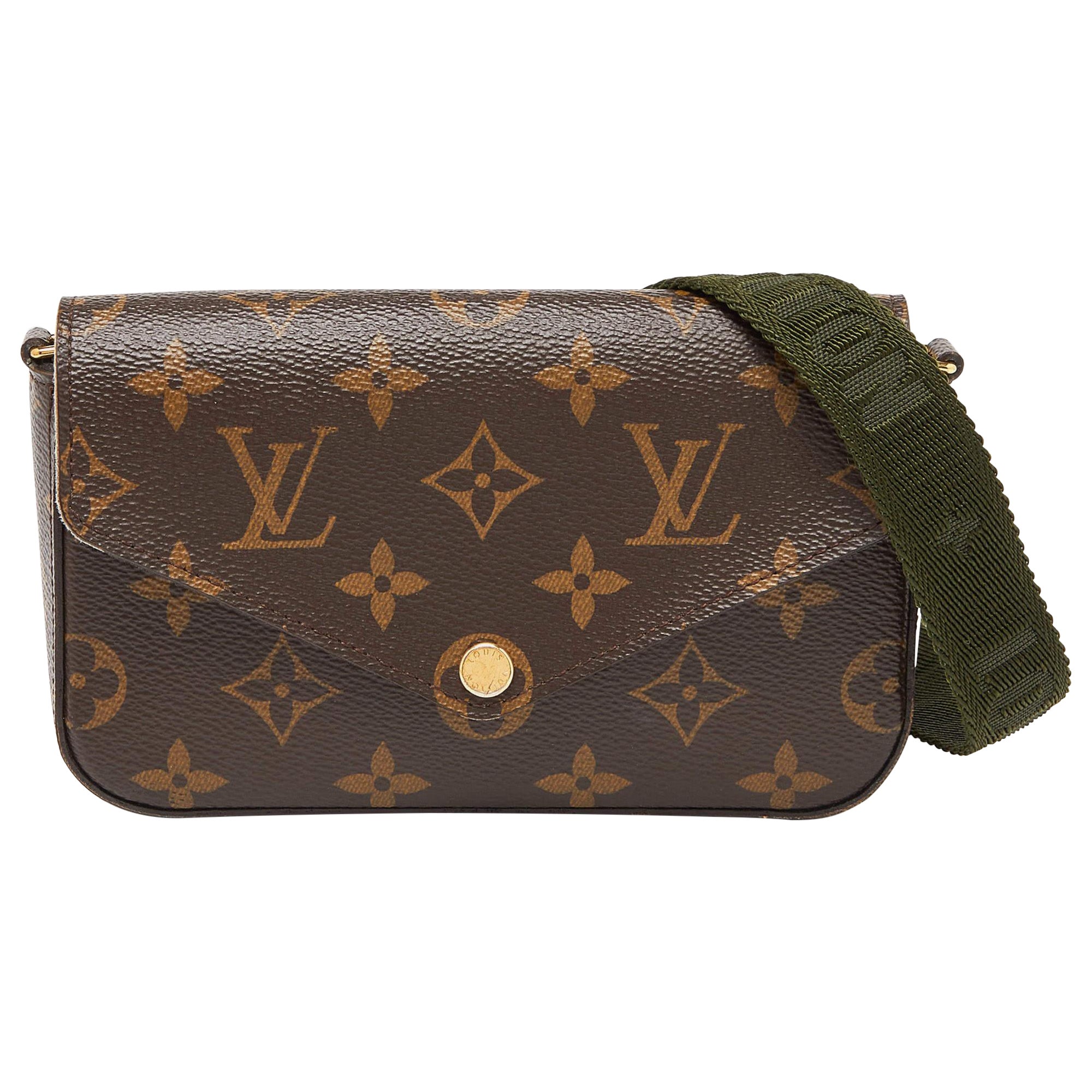 Louis Vuitton Monogram Canvas Félicie Strap 
Go Pochette