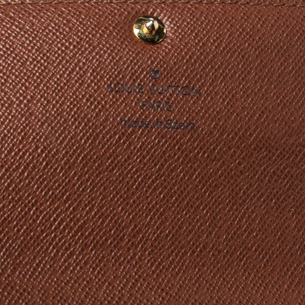 Louis Vuitton Monogram Canvas Flap Continental Wallet 4