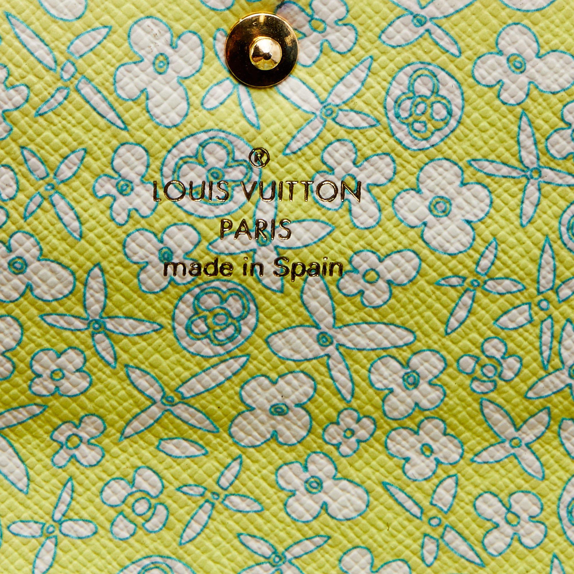 Louis Vuitton Monogram Canvas Fleuri Sarah Wallet 1