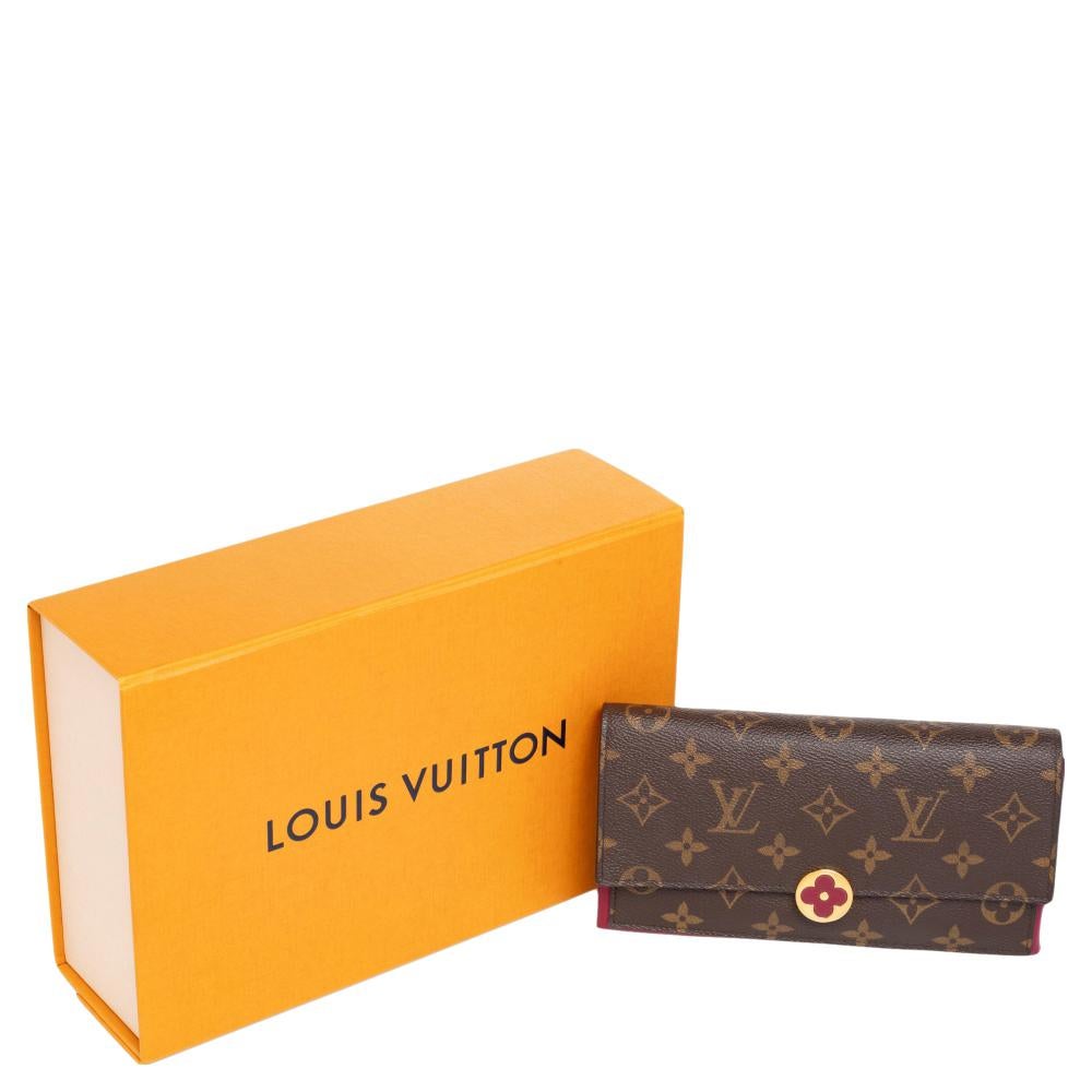 Louis Vuitton Monogram Canvas Flore Wallet 3