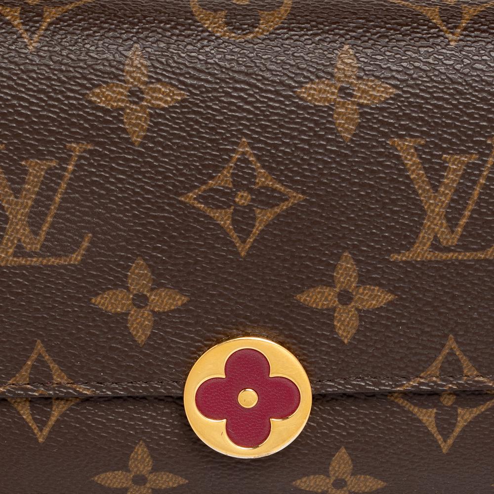 Louis Vuitton Monogram Canvas Flore Wallet 1