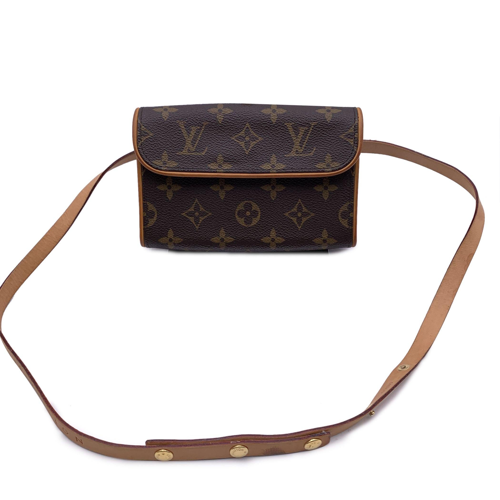 Black Louis Vuitton Monogram Canvas Florentine Belt Bag Waist Purse