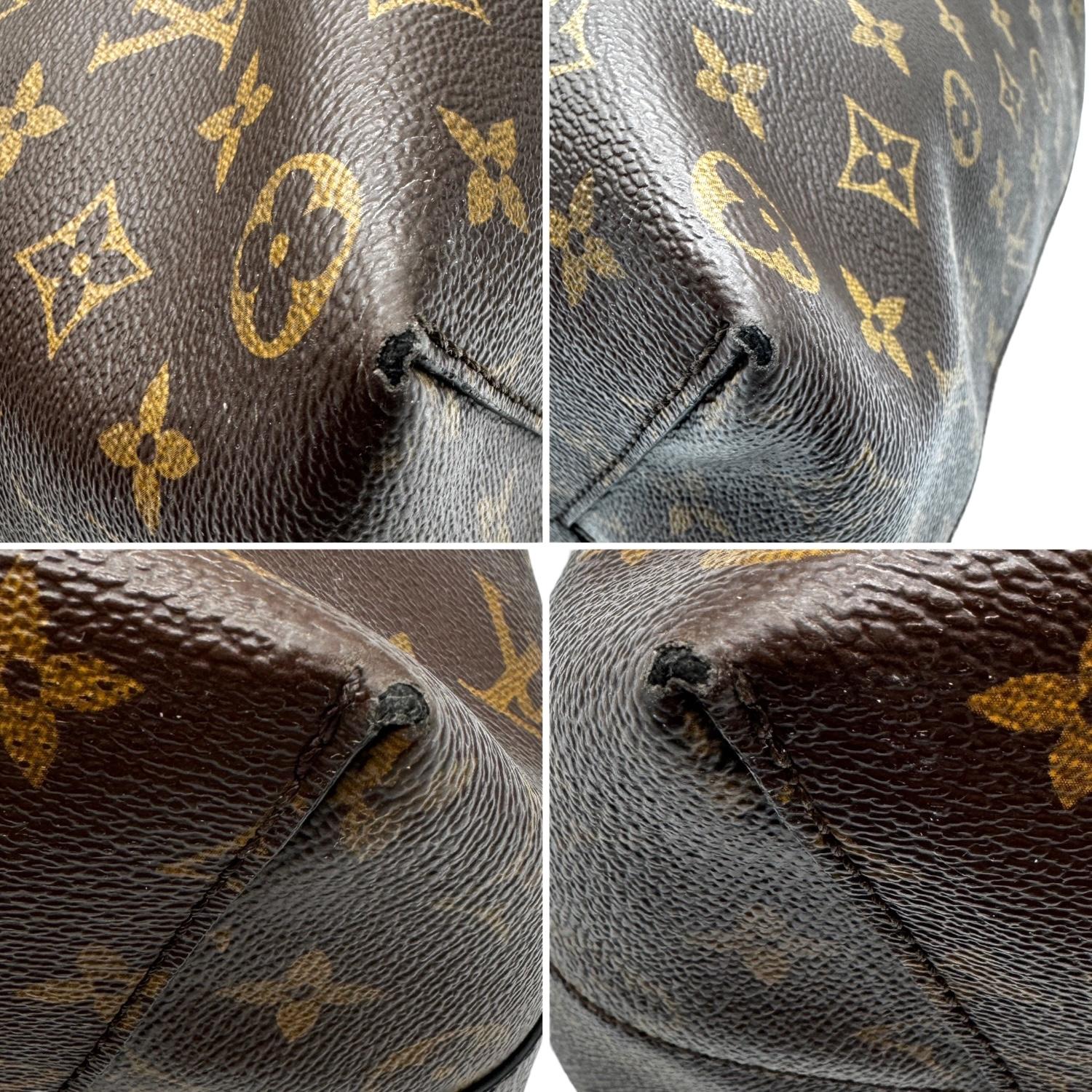 Louis Vuitton Monogram Canvas Flower Hobo Bordeaux Handbag For Sale 1