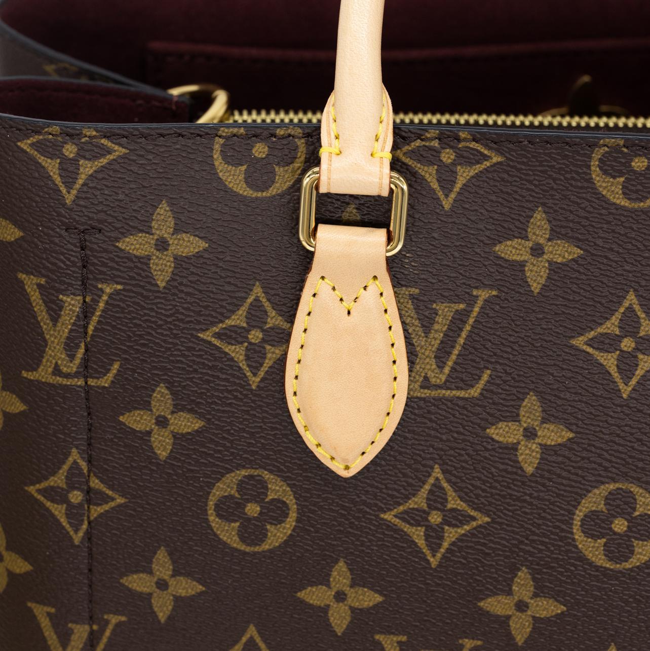 Louis Vuitton Monogram Canvas Flower Tote Top Handle Shoulder Bag, 2018. 4