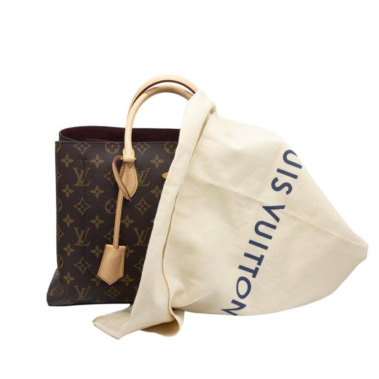 Louis Vuitton Monogram Canvas Flower Tote Top Handle Shoulder Bag, 2018. 8