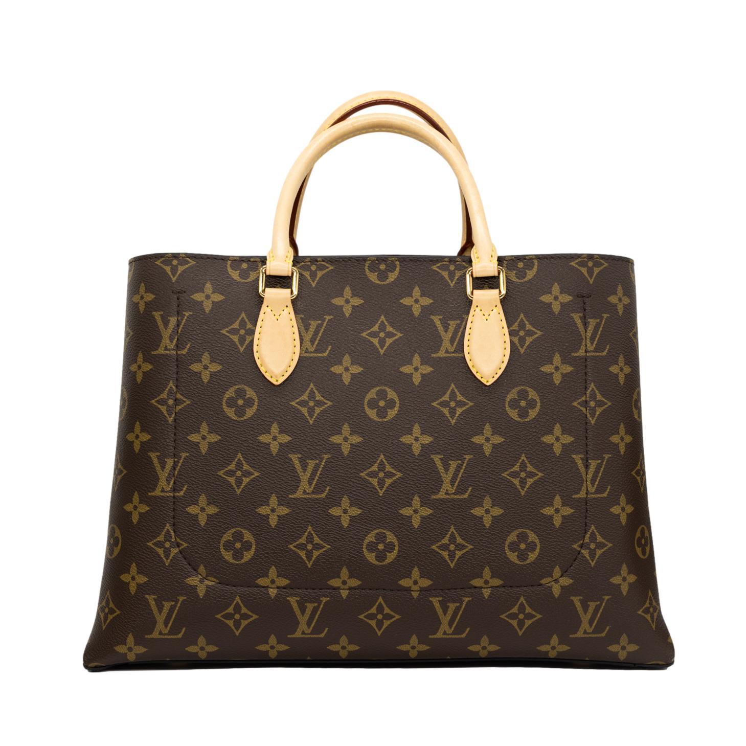 Louis Vuitton Monogram Canvas Flower Tote Top Handle Shoulder Bag, 2018. The Flower bag was introduced in 2018 by creative director Nicolas Ghesquiere and emphasized the famous 