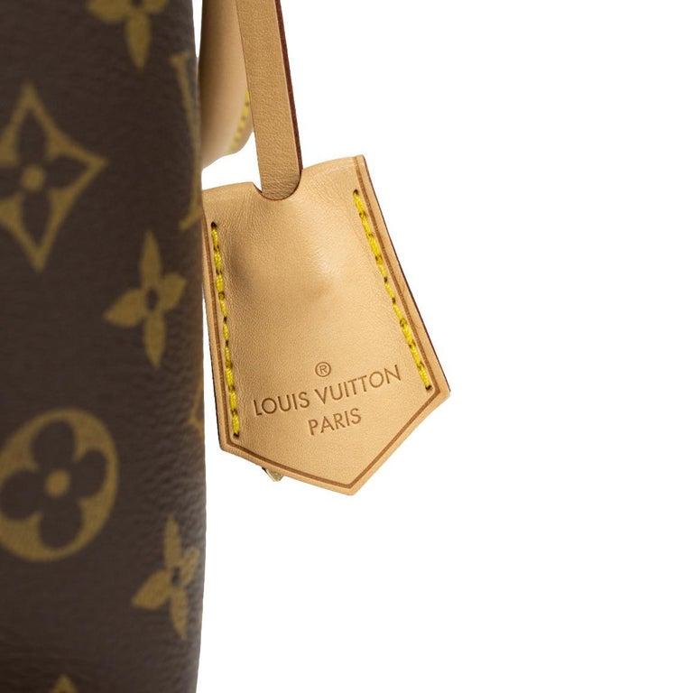 Women's or Men's Louis Vuitton Monogram Canvas Flower Tote Top Handle Shoulder Bag, 2018.