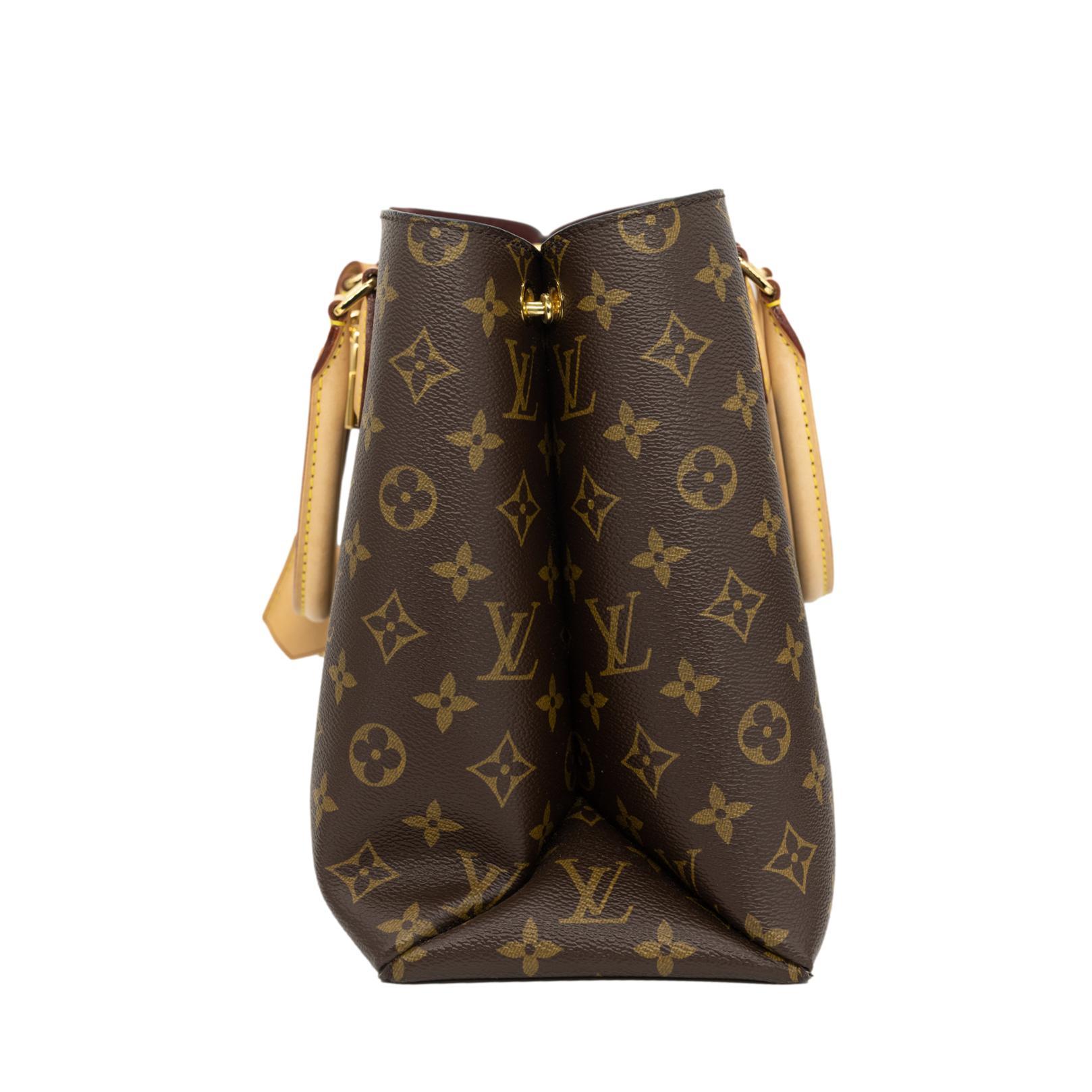 Women's or Men's Louis Vuitton Monogram Canvas Flower Tote Top Handle Shoulder Bag, 2018.