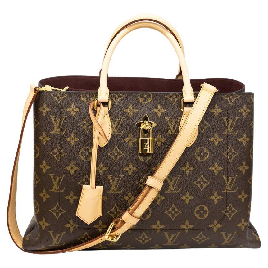 Louis Vuitton Monogram Canvas Flower Tote Top Handle Shoulder Bag, 2018.