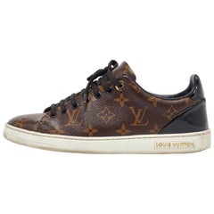 Louis Vuitton Monogram Canvas Frontrow Low Top Sneakers Size 38