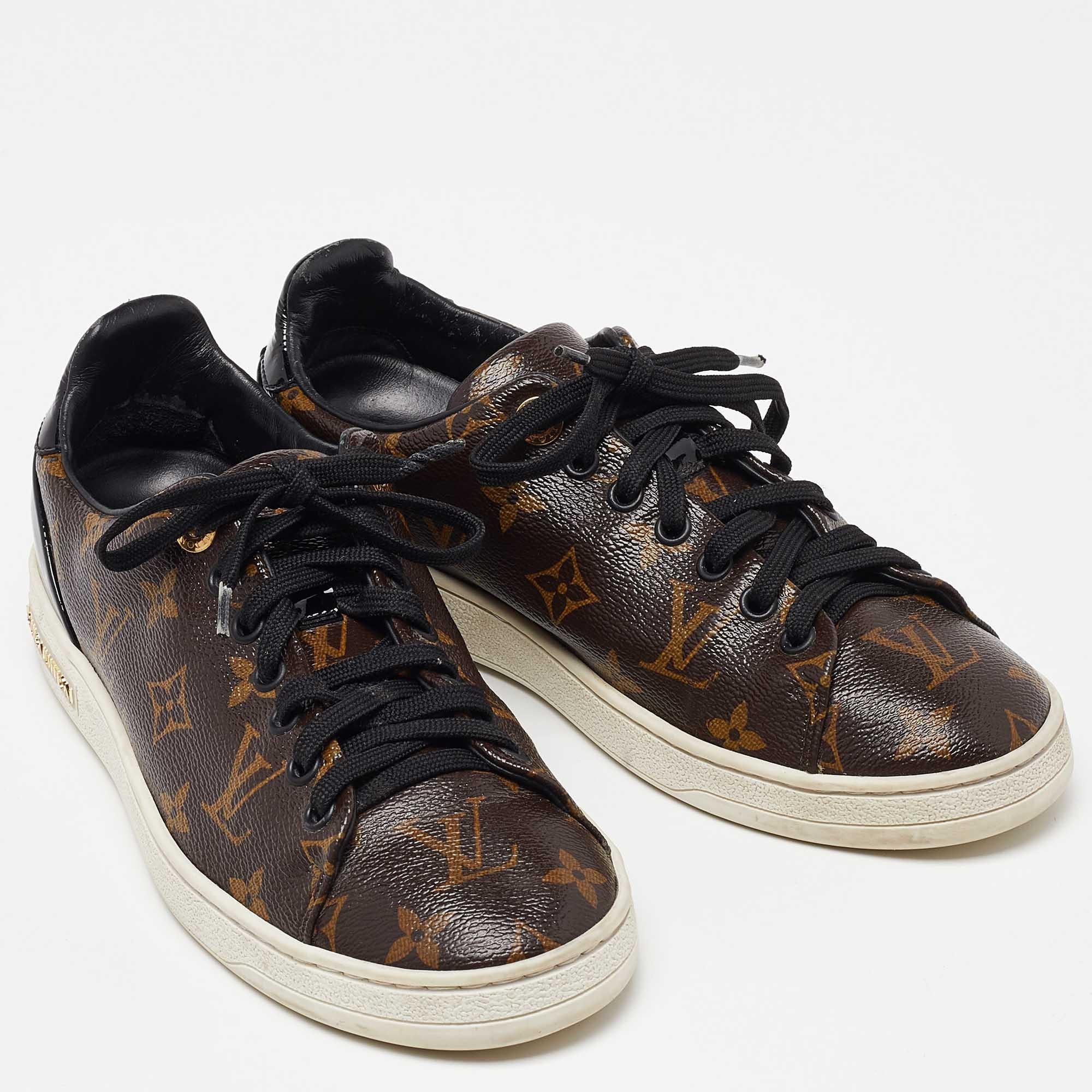 Louis Vuitton Monogram Canvas Frontrow Sneakers Size 38 1