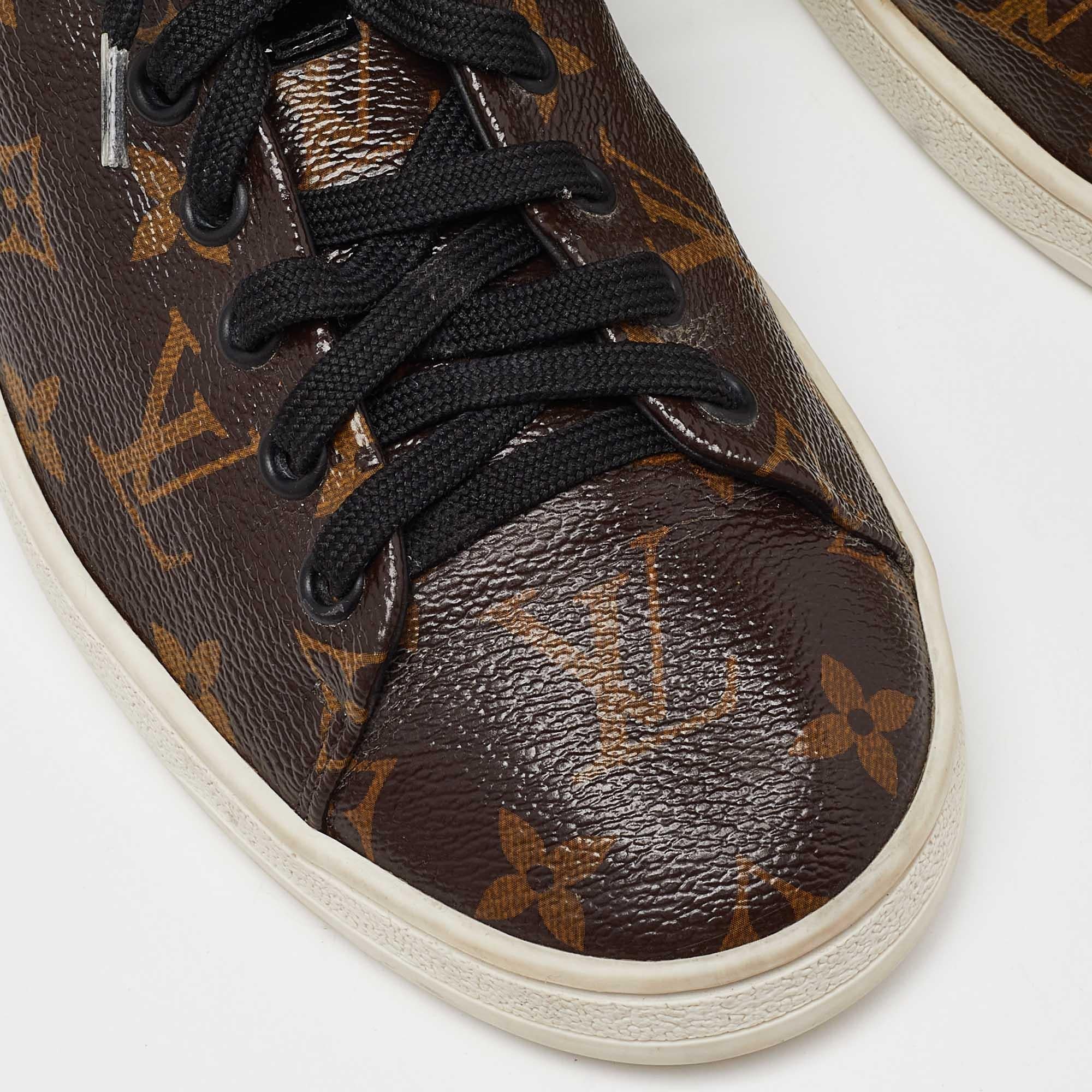 Louis Vuitton Monogram Canvas Frontrow Sneakers Size 38 4