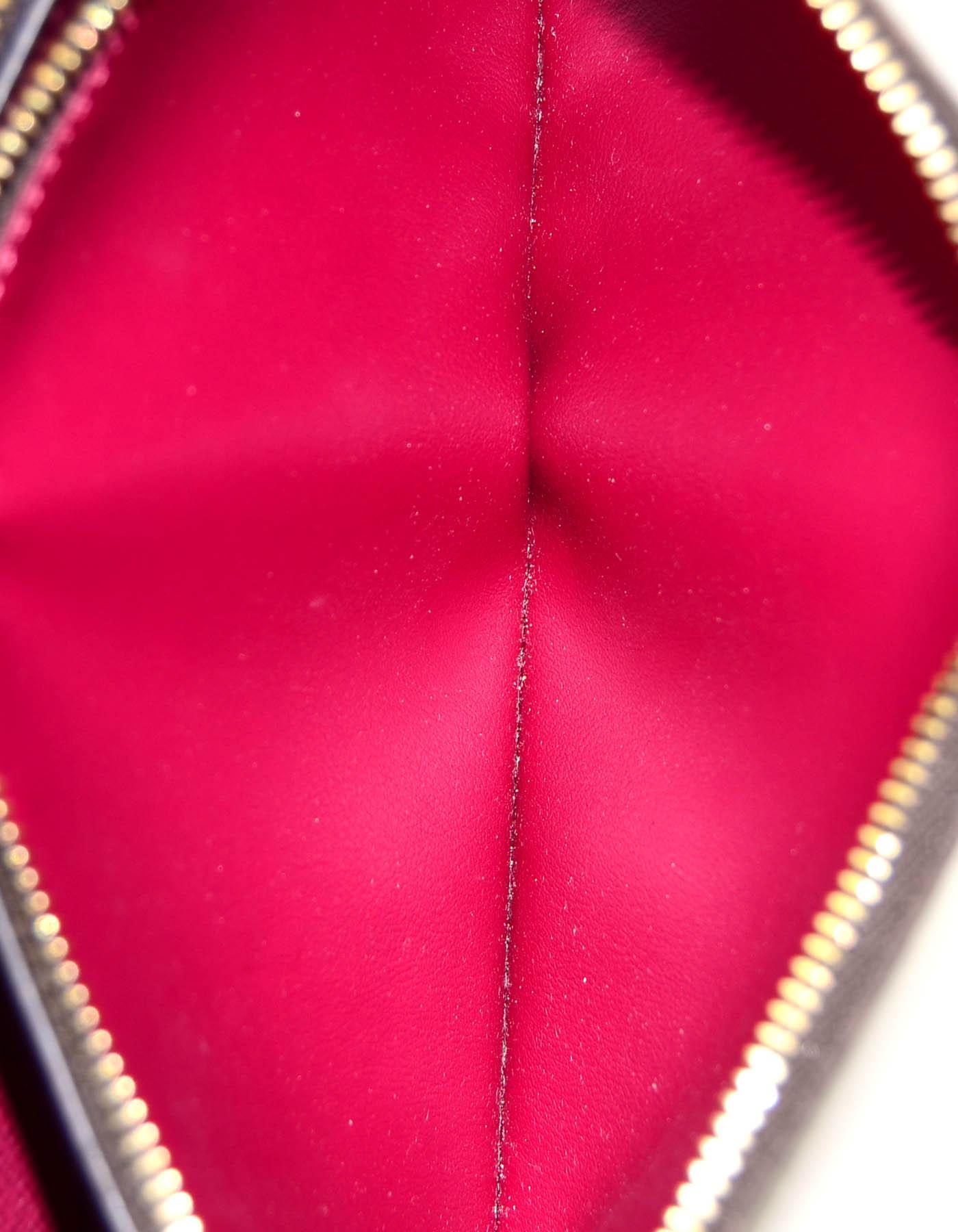 Louis Vuitton Monogramm Canvas Fuchsia Adele Geldbörse 1