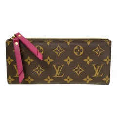 Louis Vuitton Adele Wallet Monogram Canvas Fuchsia