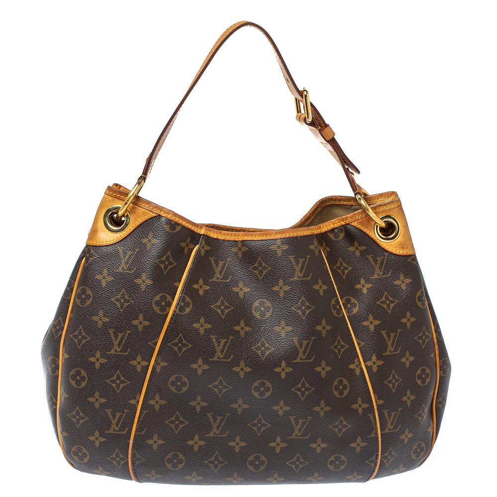 Louis Vuitton Monogram Canvas Galliera PM Tasche (Schwarz)