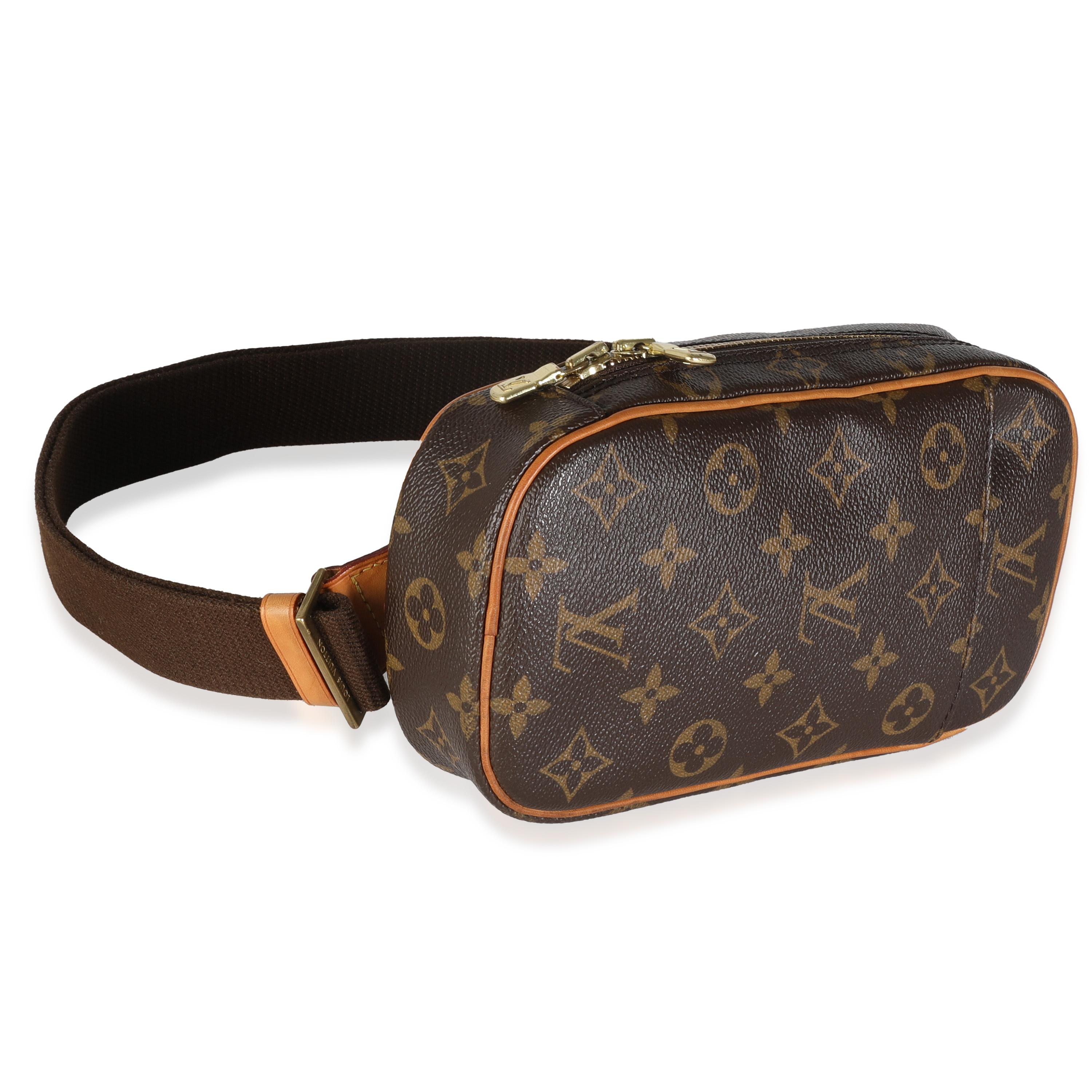 Black Louis Vuitton Monogram Canvas Gange Sling Bag