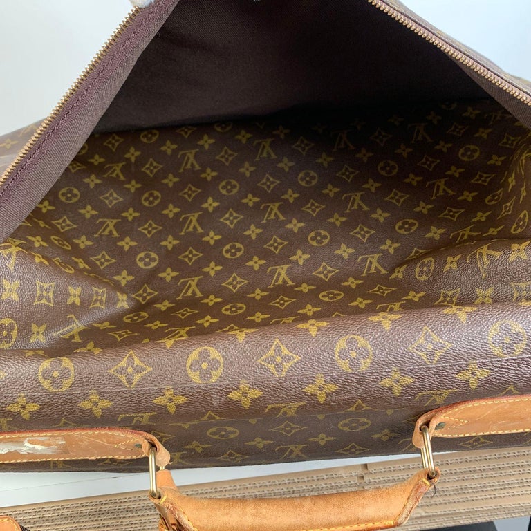 Louis Vuitton Monogram Garment Bag Cloth Case Travel 47x30.5x15cm Used