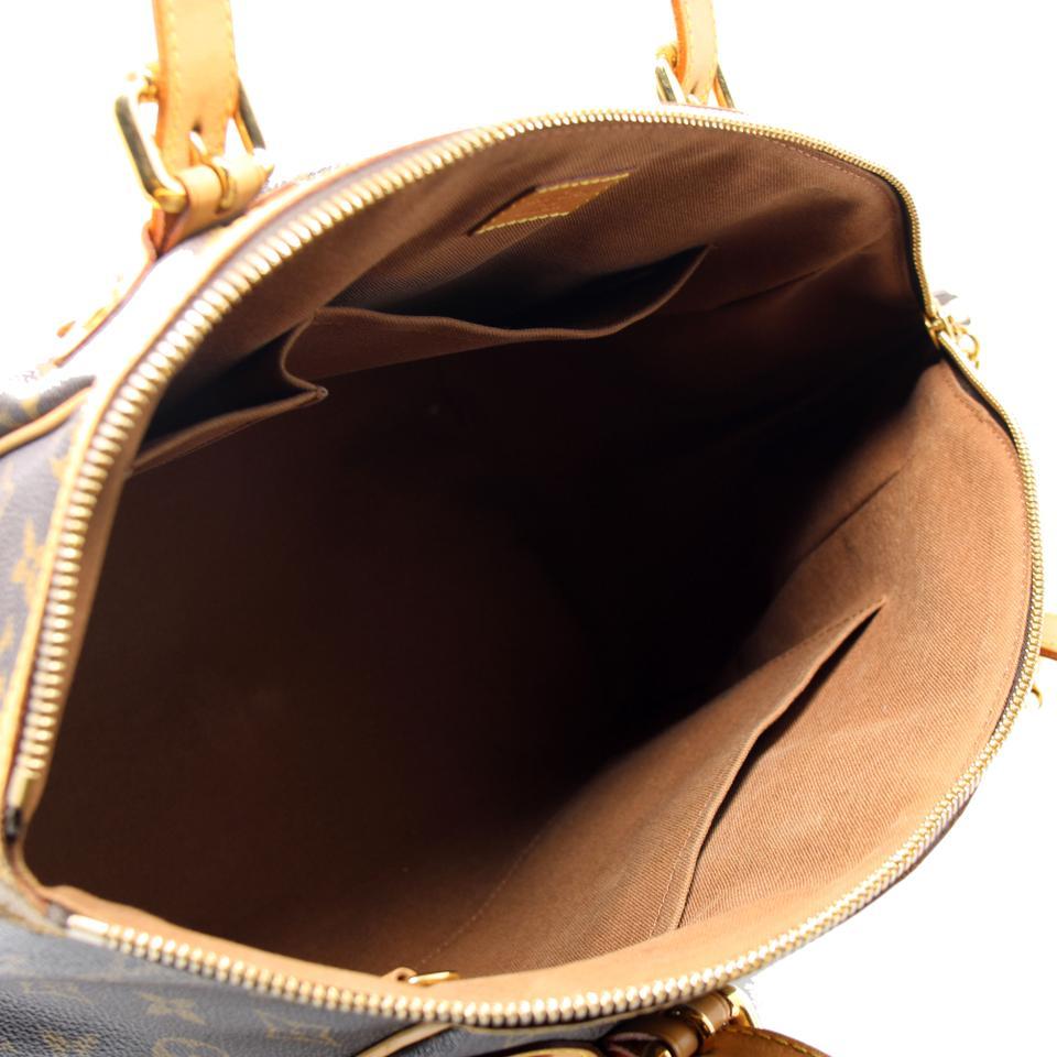 Women's Louis Vuitton Monogram Canvas Gm Leather Tote Tivoli Shoulder Bag LV-0602N-0016 For Sale