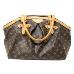 Louis Vuitton Monogram Canvas Gm Leather Tote Tivoli Shoulder Bag LV-0602N-0016