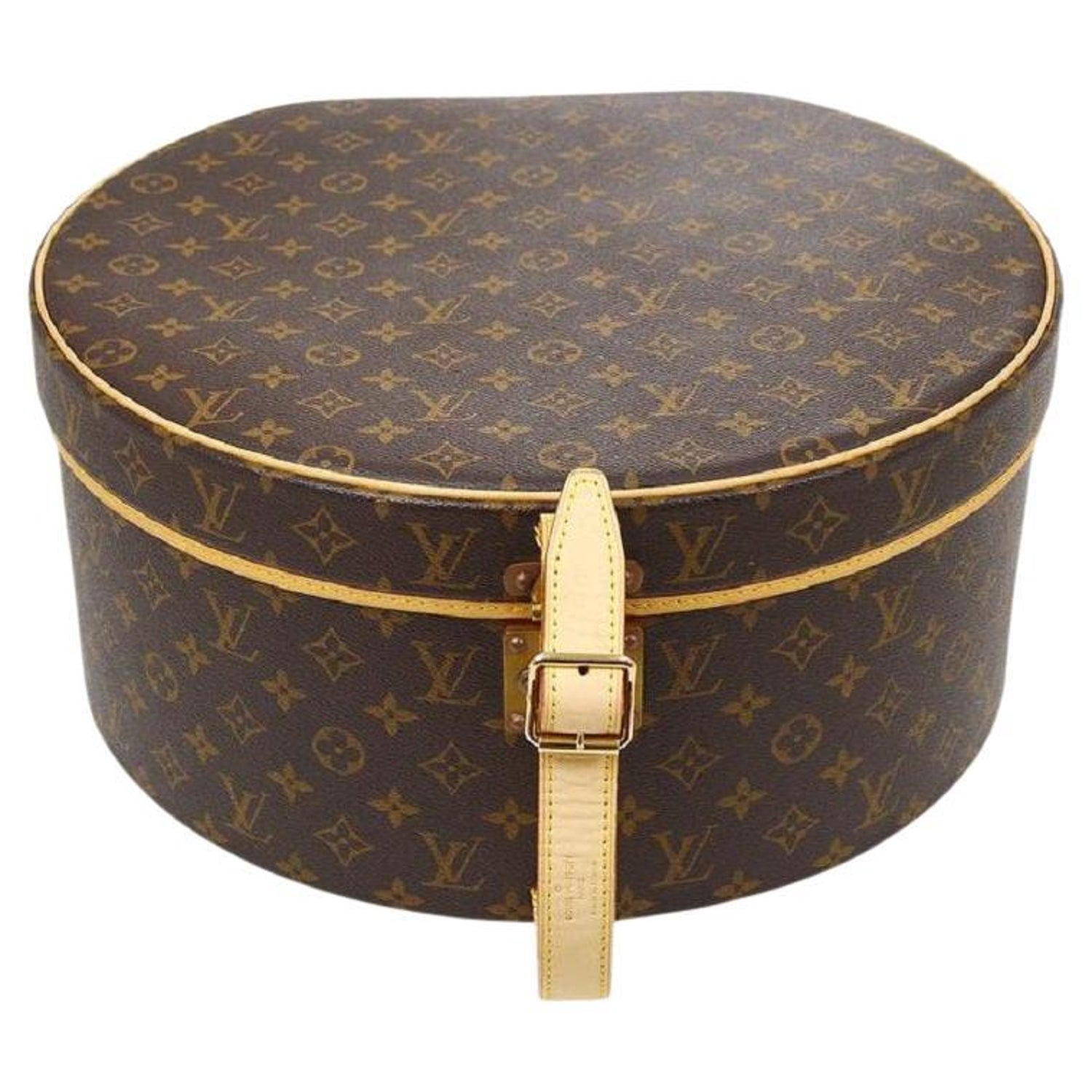 Louis Vuitton Monogram Canvas Gold HW Storage Jewelry Travel Hat