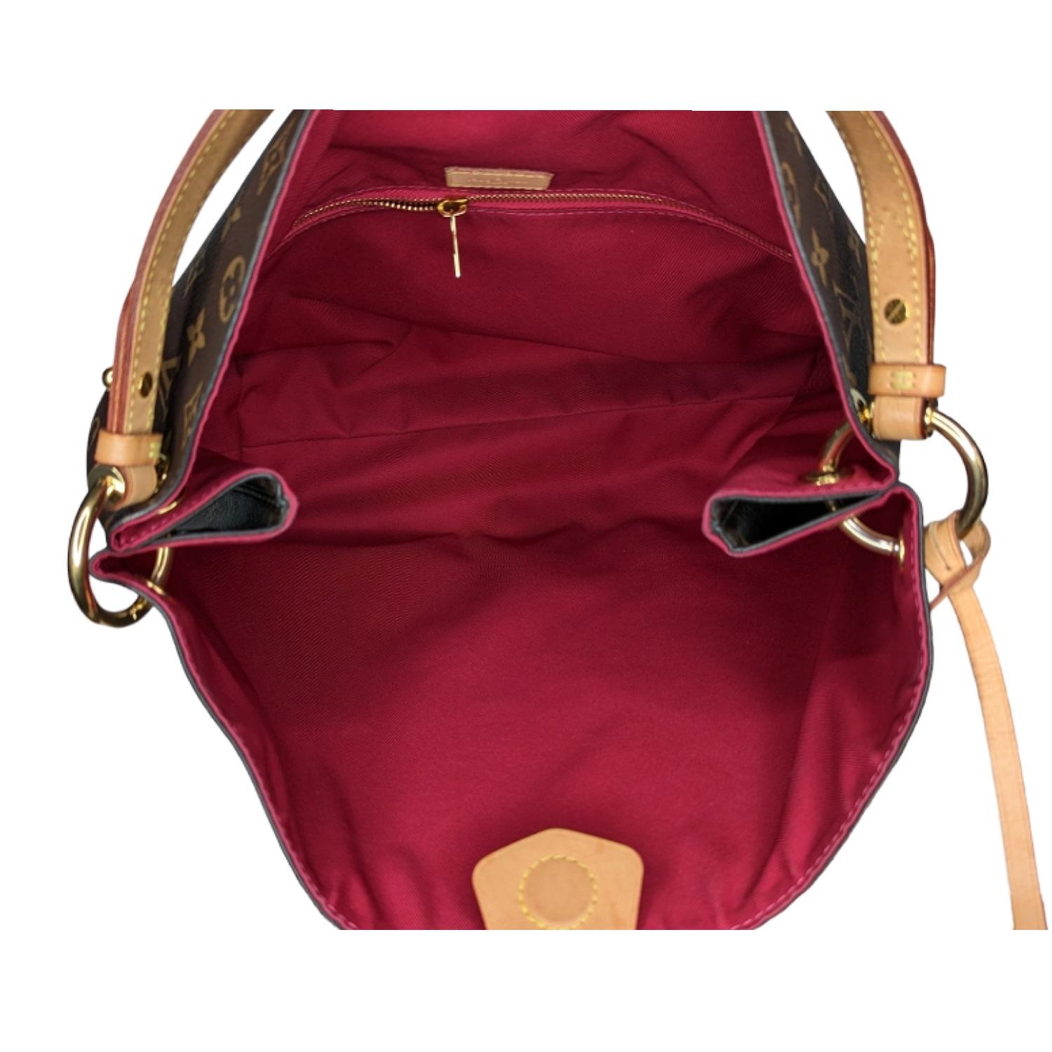 Louis Vuitton Monogram Canvas Graceful MM Hobo Bag In Excellent Condition In Scottsdale, AZ