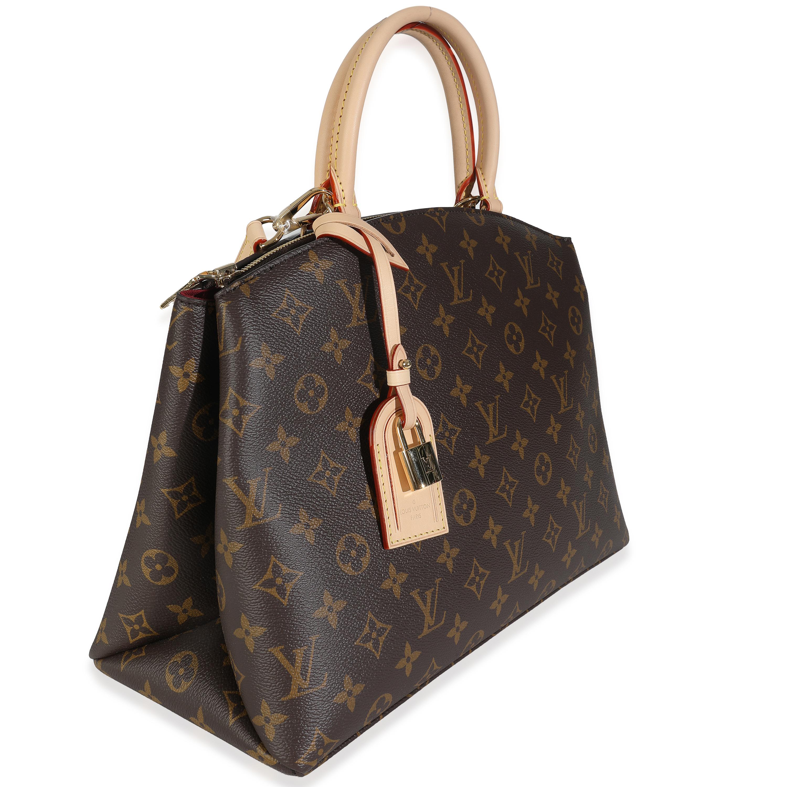 Nero Louis Vuitton Monogram Canvas Grand Palais Top Handle in vendita