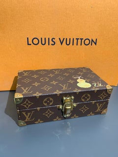 Louis Vuitton Monogram Canvas Hand-Painted Duck Coffret Trésor 24 Hardcase Trunk