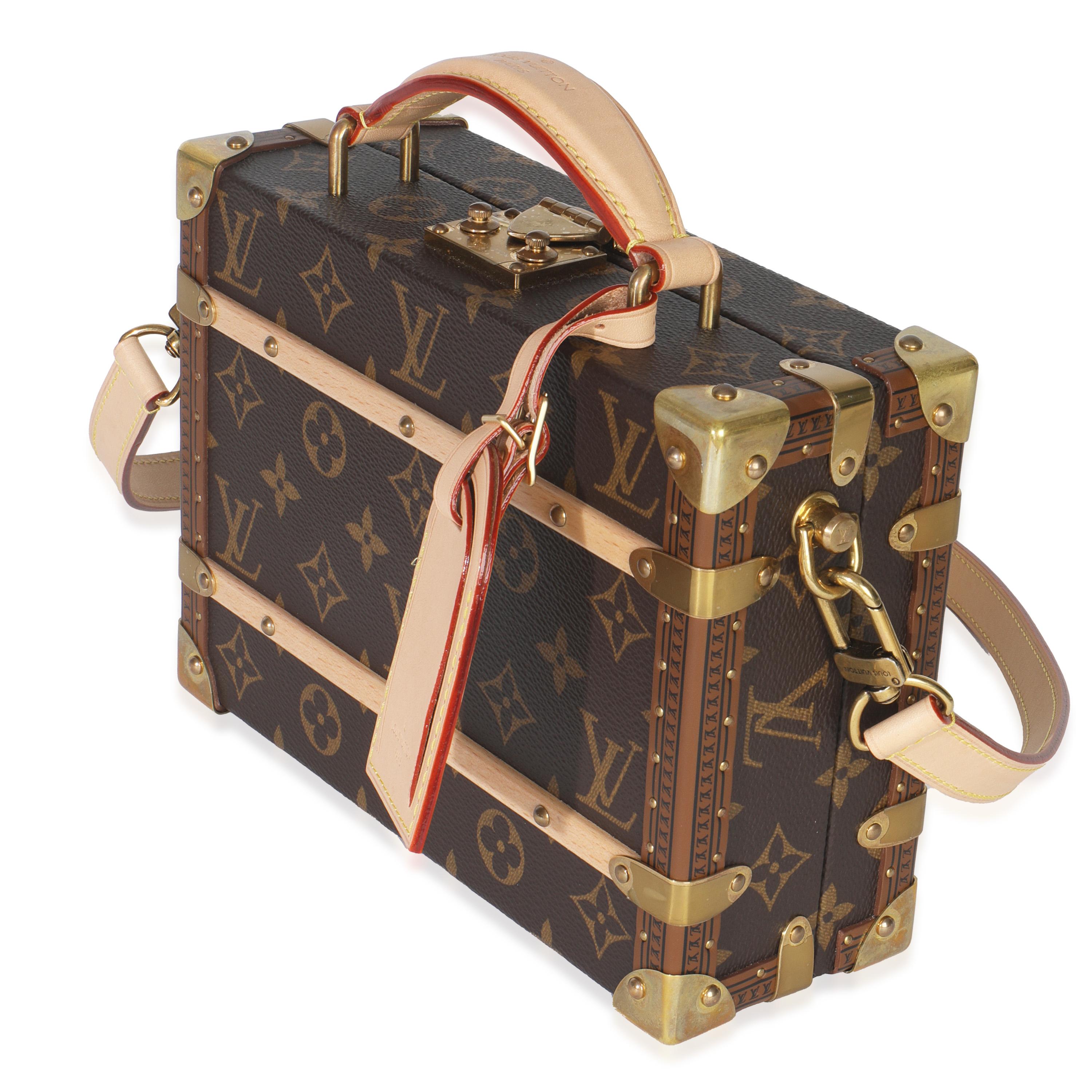 Louis Vuitton Monogram Canvas Handle Trunk im Zustand „Hervorragend“ im Angebot in New York, NY
