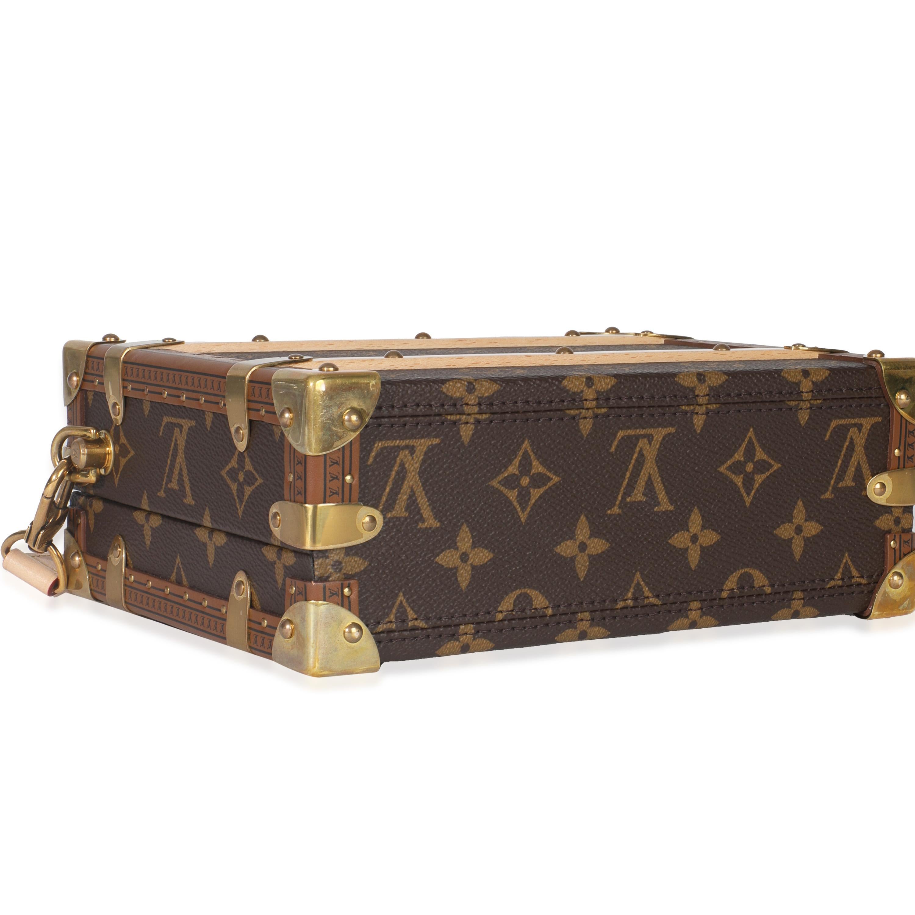Louis Vuitton Monogram Canvas Handle Trunk im Angebot 2