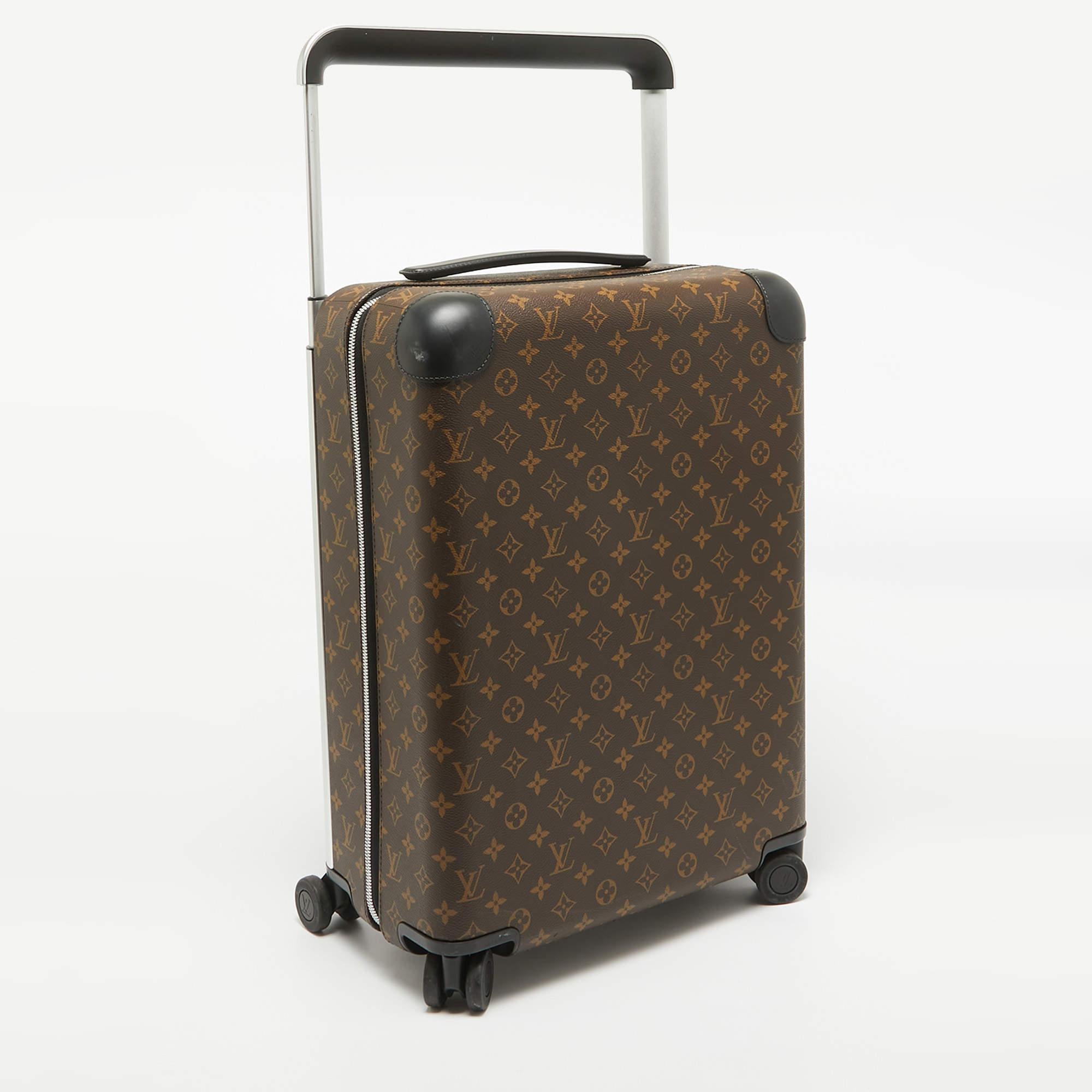 Black Louis Vuitton Monogram Canvas Horizon 55 Suitcase