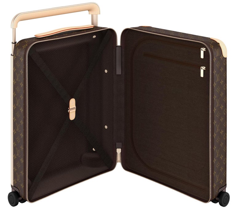 Black Louis Vuitton Monogram Canvas Horizon 55 Suitcase For Sale