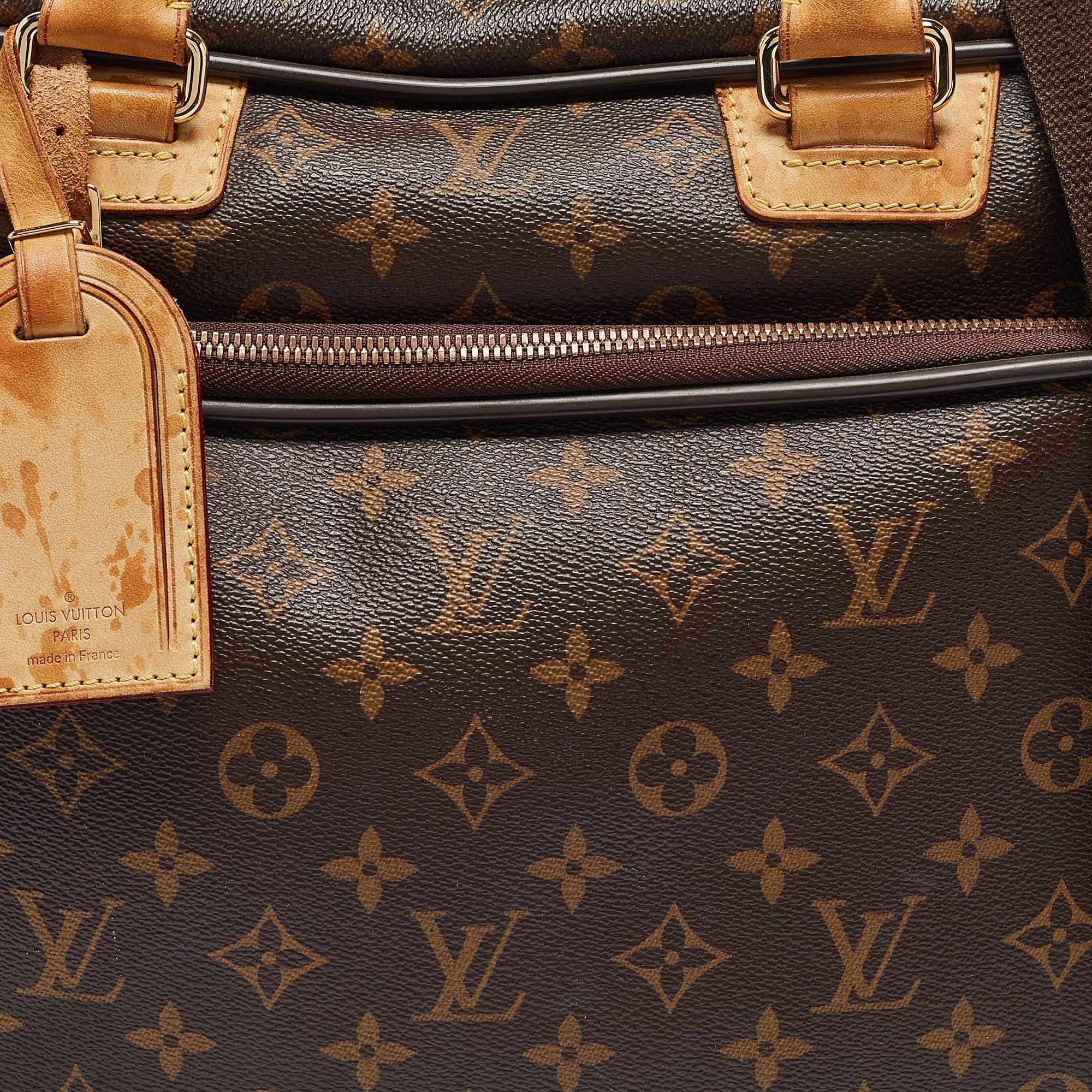Louis Vuitton Icare Laptop-Tasche aus Segeltuch mit Monogramm Herren