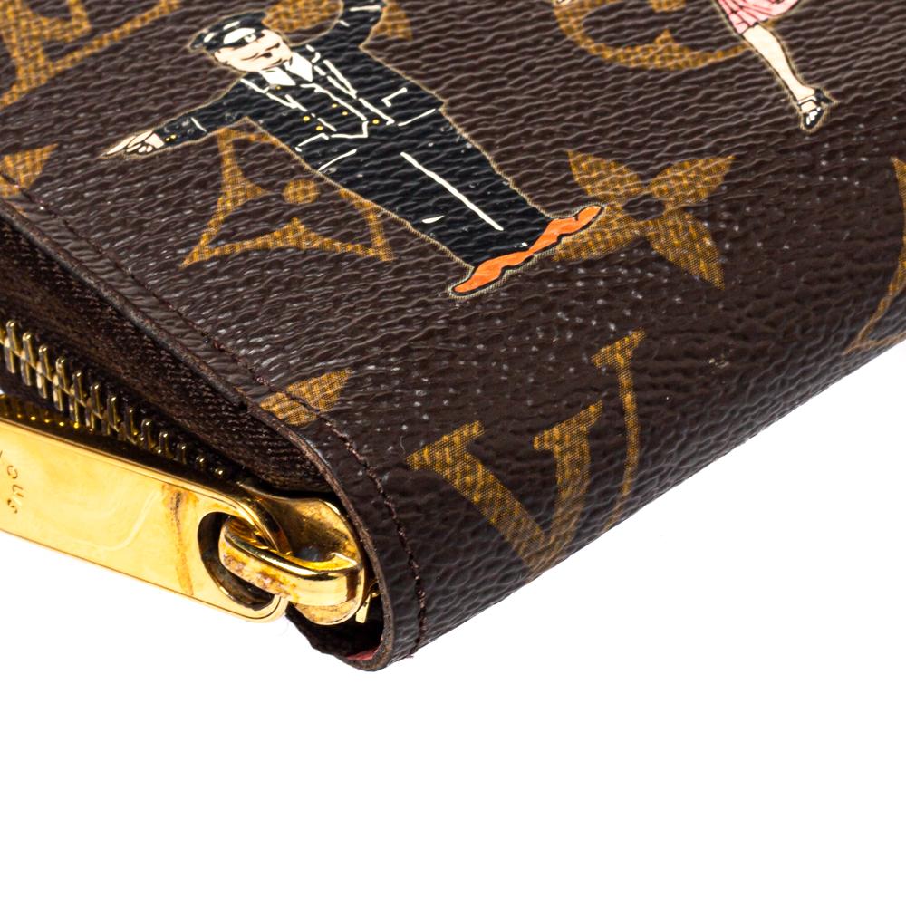 Women's Louis Vuitton Monogram Canvas Illustre Zippy Wallet