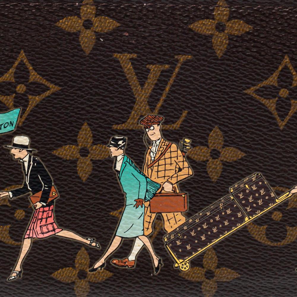 Louis Vuitton Monogram Canvas Illustre Zippy Wallet 1