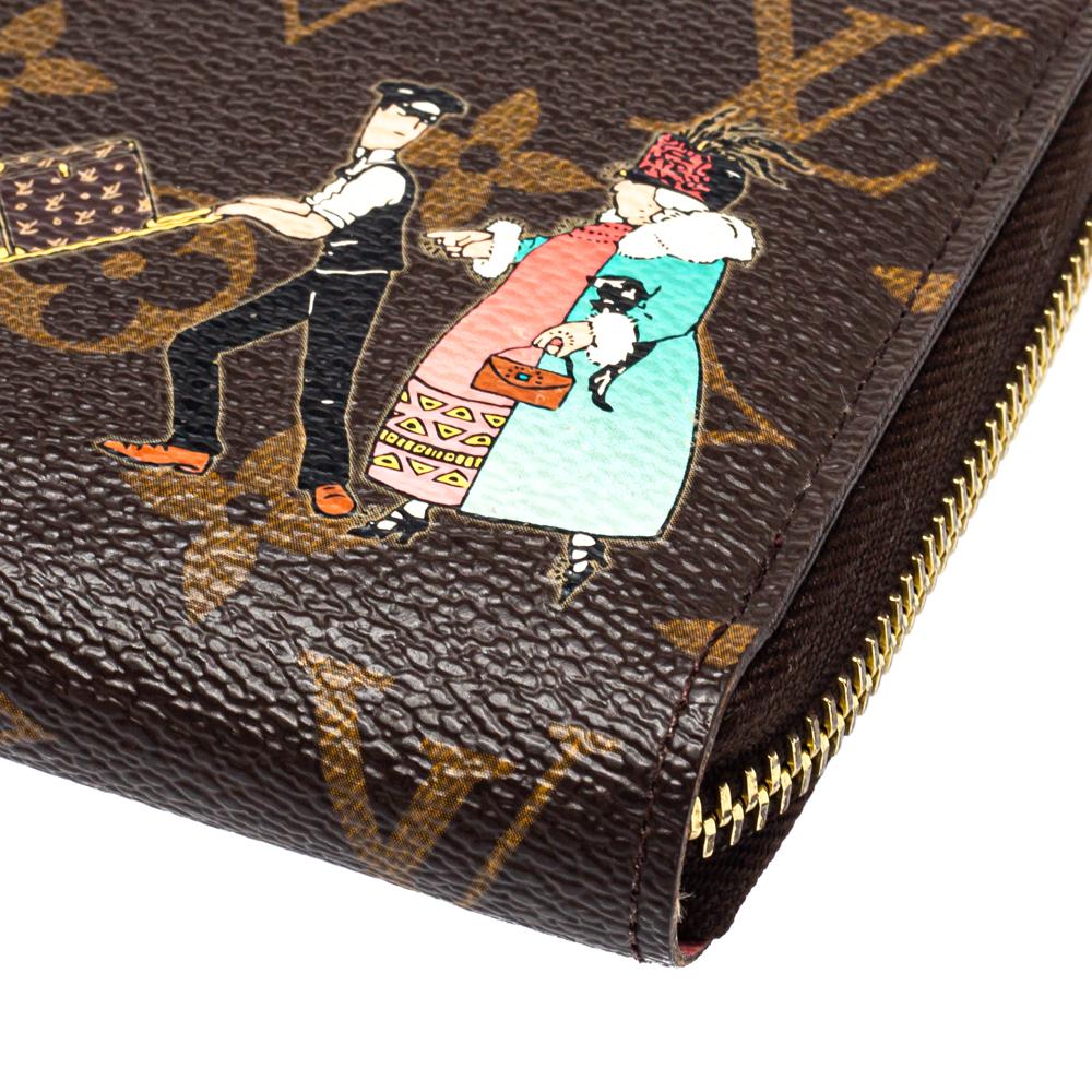 Louis Vuitton Monogram Canvas Illustre Zippy Wallet 2