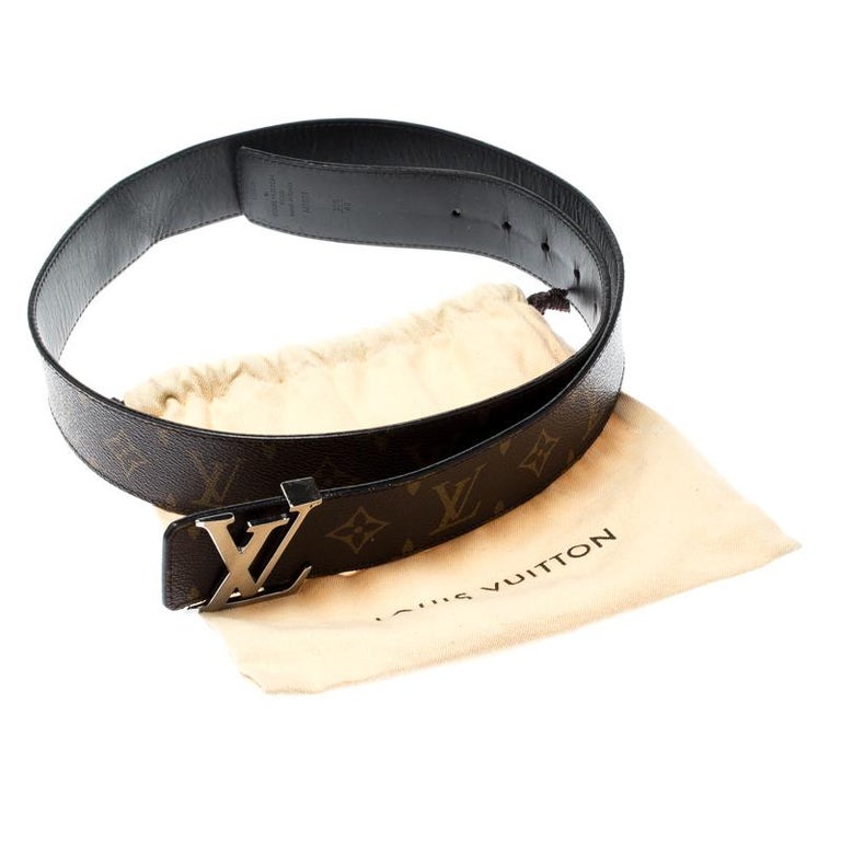 Louis Vuitton Monogram Canvas Initiales Belt 100cm For Sale at 1stDibs