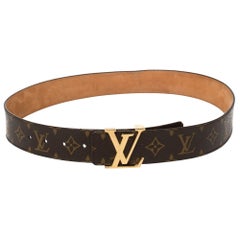 Louis Vuitton Monogram Canvas Initiales Belt 85CM