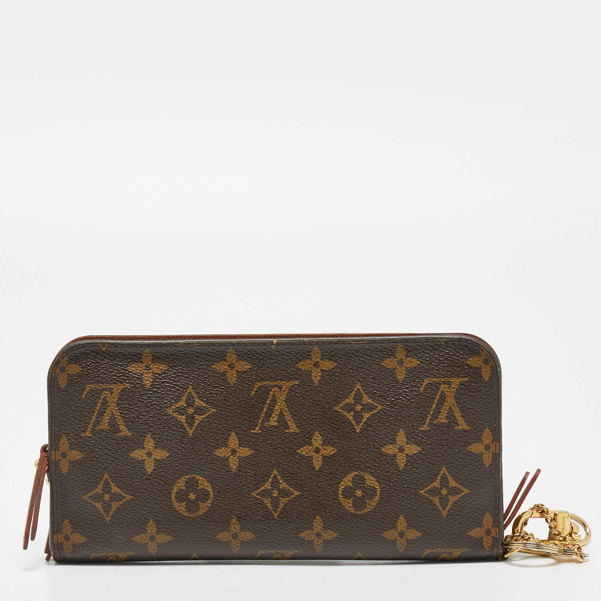 A wallet should be not only good-looking but also functional, just like this pretty Insolite from Louis Vuitton. Crafted in Spain, this gorgeous number flaunts the signature Monogram canvas exterior and has a zip compartment and snap buttons that
