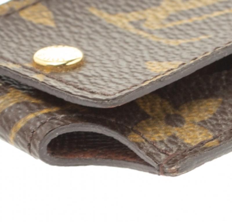 Brown Louis Vuitton Monogram Canvas iPod Nano Case For Sale