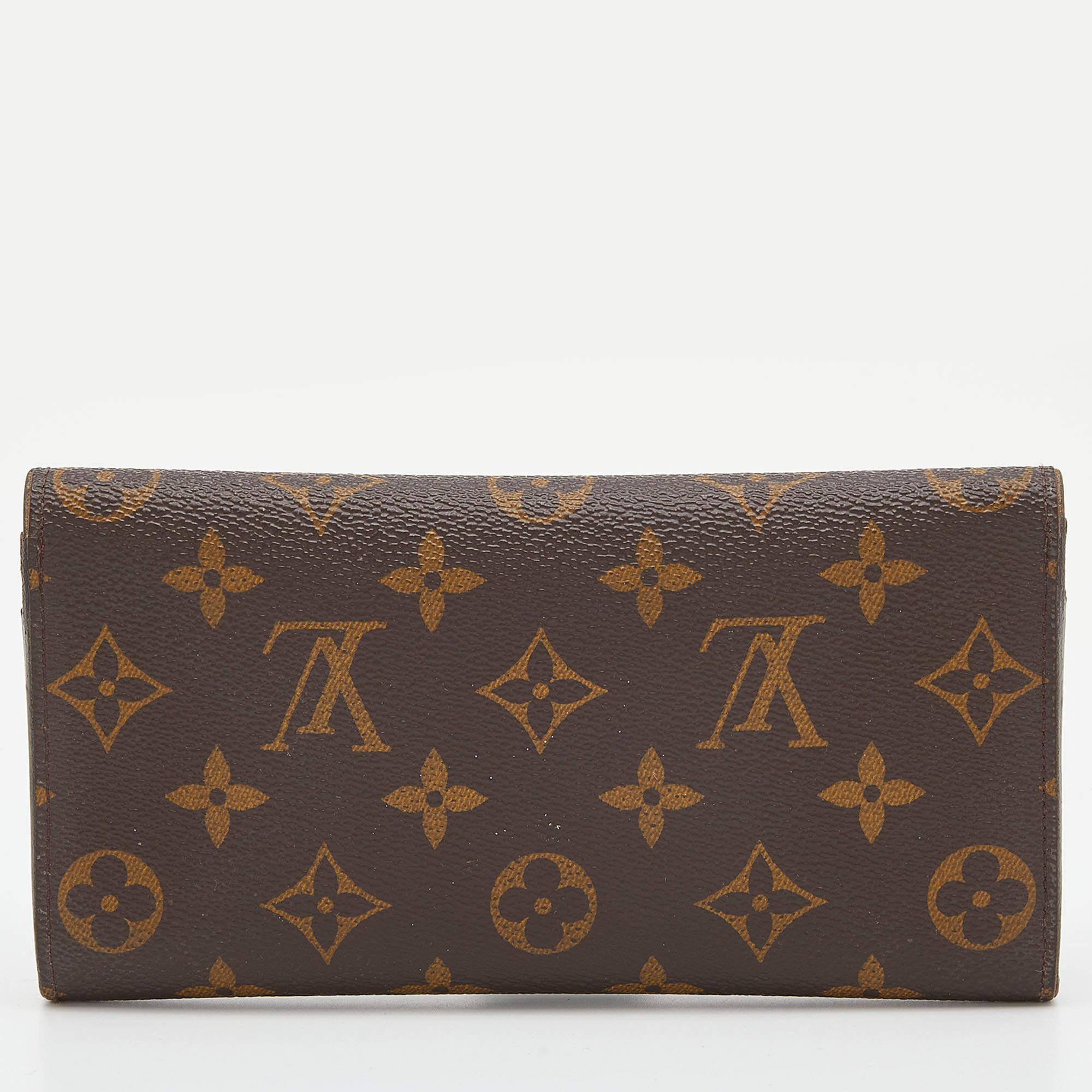 Louis Vuitton Monogram Canvas Josephine Wallet In Fair Condition In Dubai, Al Qouz 2