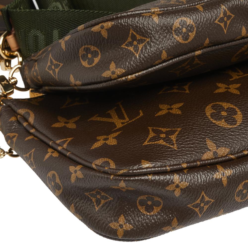 Louis Vuitton Monogram Canvas Kaki Multi Pochette Accessoires 3