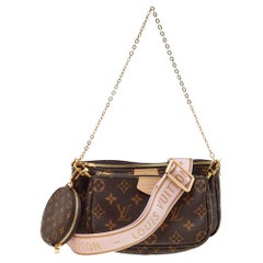 Louis Vuitton Monogram Canvas Kaki Multi Pochette Accessoires