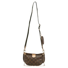 Louis Vuitton Monogram Canvas Kaki Multi Pochette Accessoires